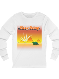 Keep Going Unisex Jersey Long Sleeve Tee